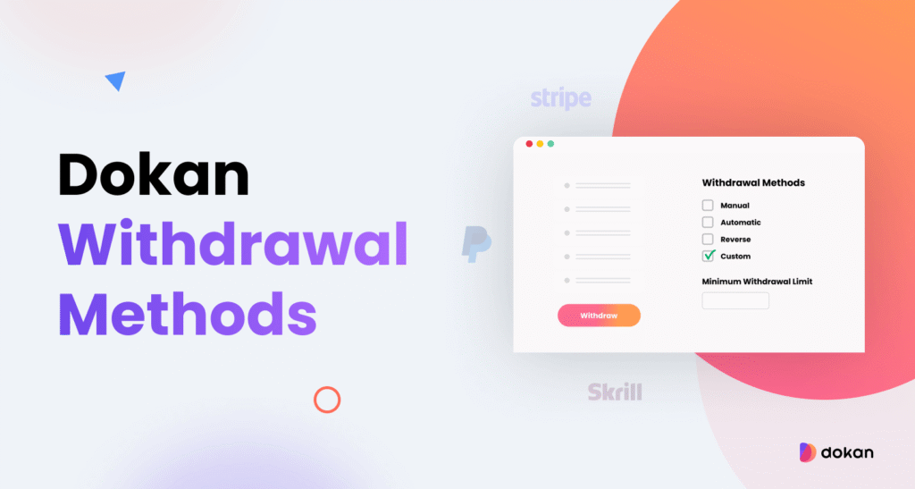 dokan withdrawals not processing