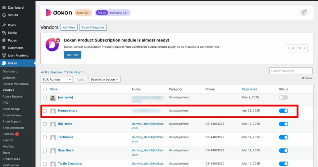Dokan: Advanced Commission Structures
