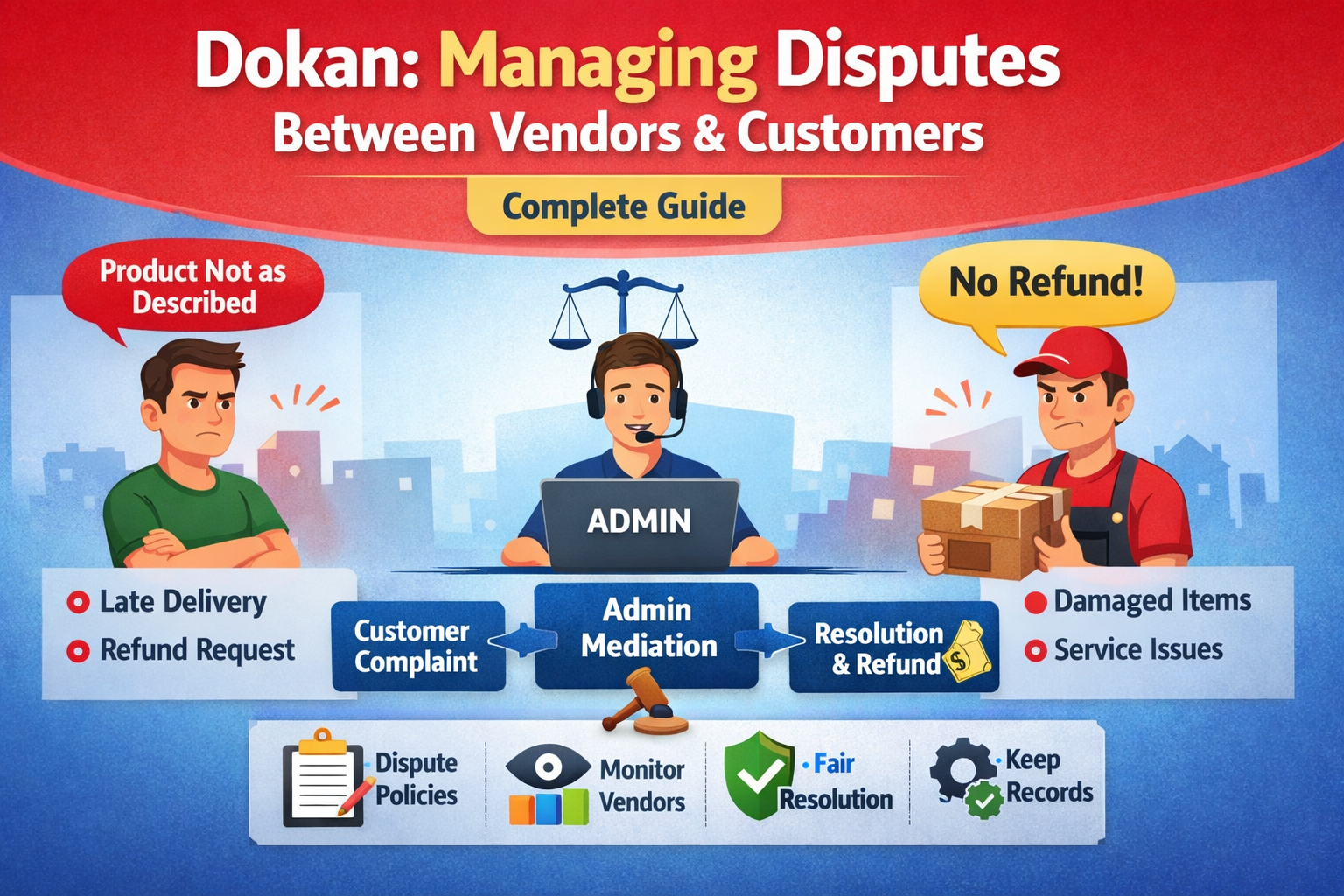 Dokan: Managing Disputes Between Vendors & Customers (Complete Guide)